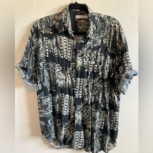Vintage Patterned Button Down